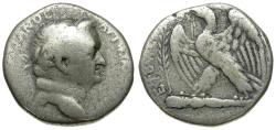 Ancient Coins - Vespasian (AD 69-79). Seleucis and Pieria. Antioch AR Tetradrachm / Eagle