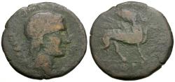 Ancient Coins - Spain. Iberia. Castulo Æ As / Sphinx