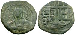 Ancient Coins - *Sear 1823* Byzantine Empire. Anonymous. Class B Æ Follis