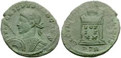 Ancient Coins - Crispus, Caesar (AD 317-326) Æ3 / Altar