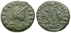 Ancient Coins - Arcadius (AD 383-408) Æ4 / Victory