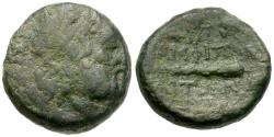 Ancient Coins - Macedonia. Amphipolis Æ18 / Club