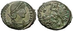 Ancient Coins - Constantius II (AD 337-361) Æ Centenionalis / Fallen Horseman