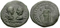 Ancient Coins - Gordian III (AD 238-244) with Tranquillina. Moesia Inferior. Marcianopolis. Prosius Tertullianus (legatus Augusti pro praetore) Æ Pentassarion / Athena