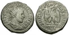 Ancient Coins - Philip I (AD 244-249). Seleucis and Pieria. Antioch BI Tetradrachm
