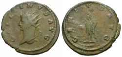 Ancient Coins - Gallienus, sole reign (AD 260-268) Æ Antoninianus / Genius