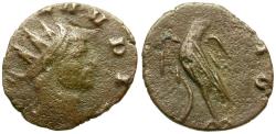 Ancient Coins - Divo Claudius II Gothicus (died AD 270) Æ Antoninianus / Eagle