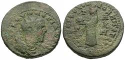 Ancient Coins - Valerian I (AD 253-260). Cilicia. Anazarbus Æ27 / Tyche
