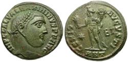 Ancient Coins - Maximinus II Daia (AD 310-313) Æ Follis / Genius