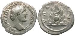 Ancient Coins - Antoninus Pius (AD 138-161) Cappadocia. Caesarea AR Drachm / Mt. Argaeus