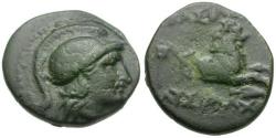Ancient Coins - Kings of Thrace. Lysimachos (305-281 BC) Æ15 / Lion