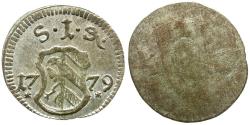 World Coins - German States. Nuremberg AR Pfennig