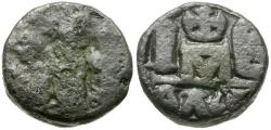 Ancient Coins - *Sear 861* Byzantine Empire. Heraclius (AD 610-641) Æ 12 Nummi
