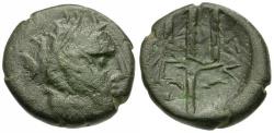 Ancient Coins - Celtic Tribes of Eastern Europe. Imitative of Macedon. Philip V - Perseus (221-168 BC) Æ20 / Trident