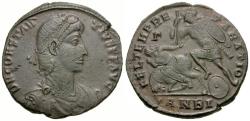 Ancient Coins - Constantius II (AD 337-361) Æ Centenionalis / Fallen Horseman