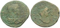 Ancient Coins - Trebonianus Gallus (AD 251-253). Cilicia. Tarsos Æ32 / Bust of Tyche