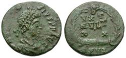 Ancient Coins - Theodosius I (AD 379-395) Æ4 / Votive