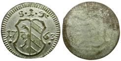 World Coins - German States. Nuremberg AR Pfennig
