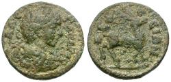 Ancient Coins - Severus Alexander (AD 222-235). Ionia. Ephesos Æ17 / Stag