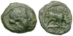 Ancient Coins - Gaul. Massalia Æ14 / Bull