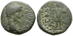 Ancient Coins - Trajan (AD 98-117). Judaea. Ascalon Æ19 / Phanebal