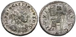 Ancient Coins - Diocletian (AD 284-305) Silvered Æ Antoninianus / Jupiter
