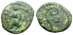 Ancient Coins - Phoenicia. Berytos. Pseudo-autonomous Æ11 / Lituus