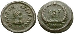 Ancient Coins - Arcadius (AD 383-408) Æ4 / Votive