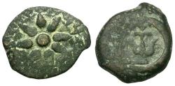 Ancient Coins - Judaea. Hasmonean Kingdom. Alexander Jannaeus (103-76 BC) Æ Prutah / Widow's Mite of the Bible