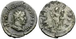Ancient Coins - Philip I (AD 244-249) AR Antoninianus / Felicitas