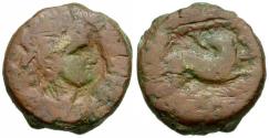 Ancient Coins - Seleucis and Pieria. Antioch. Pseudo Autonomous Æ18 / Star of Bethlehem depicted