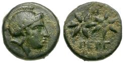 Ancient Coins - Mysia. Pergamon. Civic Issue Æ10 / Stars