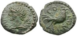 Ancient Coins - Pisidia. Antioch. Pseudo-autonomous Æ12 / Rooster