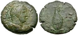 Ancient Coins - Hadrian (AD 117-138). Egypt. Alexandria Æ Diobol / Canopus of Osiris