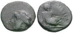 Ancient Coins - Thessaly. Kierion Æ14 / Arne