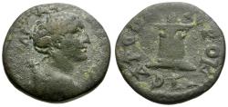 Ancient Coins - Lydia. Hierokaisareia. Pseudo-autonomous Æ14 / Altar