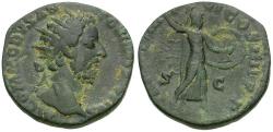 Ancient Coins - Commodus (177-192) Æ Dupondius / Minerva
