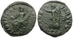 Ancient Coins - Maximinus II Daia (AD 310-313). Anonymous Æ 1/4 Follis / Jupiter & Victory
