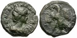 Ancient Coins - Salonina (AD 253-268). Egypt. Alexandria Æ Tetradrachm / Eagle