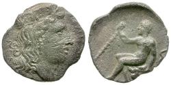 Ancient Coins - Sicily. Thermae Himerenses AR Litra / Herakles