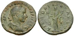 Ancient Coins - Gordian III (AD 238-244) Æ Sestertius / Liberalitas
