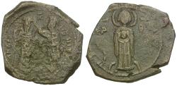 Ancient Coins - *Sear 1986* Byzantine Empire. Andronicus I Comnenus Æ Tetarteron