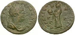 Ancient Coins - Valerian I (AD 253-260). Cilicia. Anazarbus Æ24 / Tyche