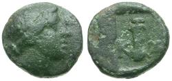 Ancient Coins - Caria. Kaunos Æ10 / Sword