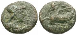 Ancient Coins - Cilicia. Aegeae. Pseudo-autonomous Æ13 / Goat