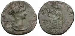 Ancient Coins - Sabina (AD 128-137) Æ As  / Vesta
