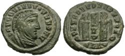 Ancient Coins - Constantine I the Great (AD 310-337). Imitative Æ3 / Victories