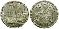 World Coins - German States. Nuremberg 4 Pfennig Billon Kreuzer