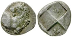 Ancient Coins - Thrace. Chersonesos AR Hemidrachm / Ivy Leaf