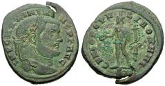 Ancient Coins - Maximian (AD 286-305) Æ Follis / Genius